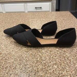 Black flats size 9.5